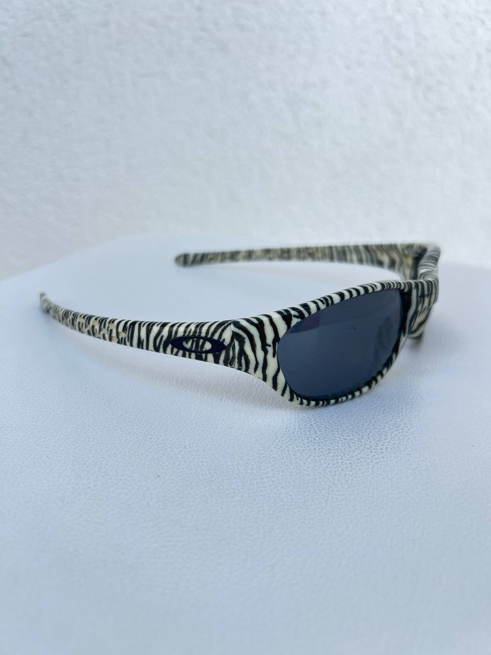 1997 Vintage Oakley Fives White Tiger / Black Iridium Sunglasses