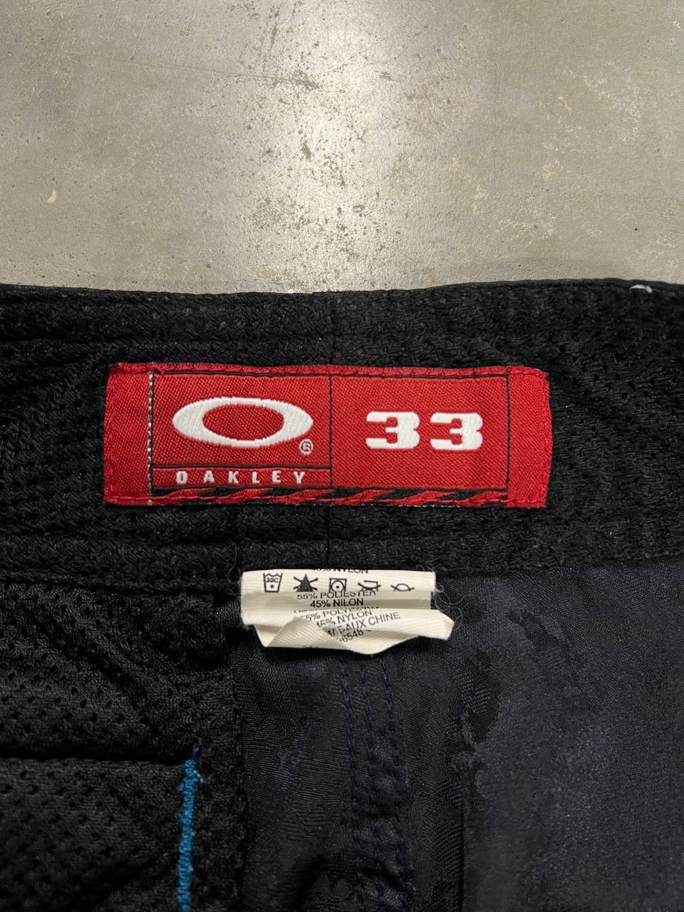 00s Vintage Oakley Multilogo Skull Shorts
