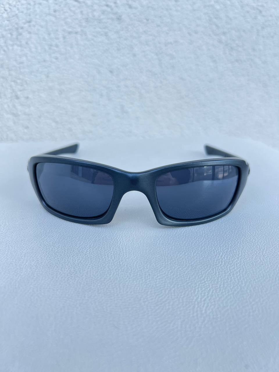 2006 Vintage Oakley Fives 3.0 Dark Grey / Black Iridium Sunglasses