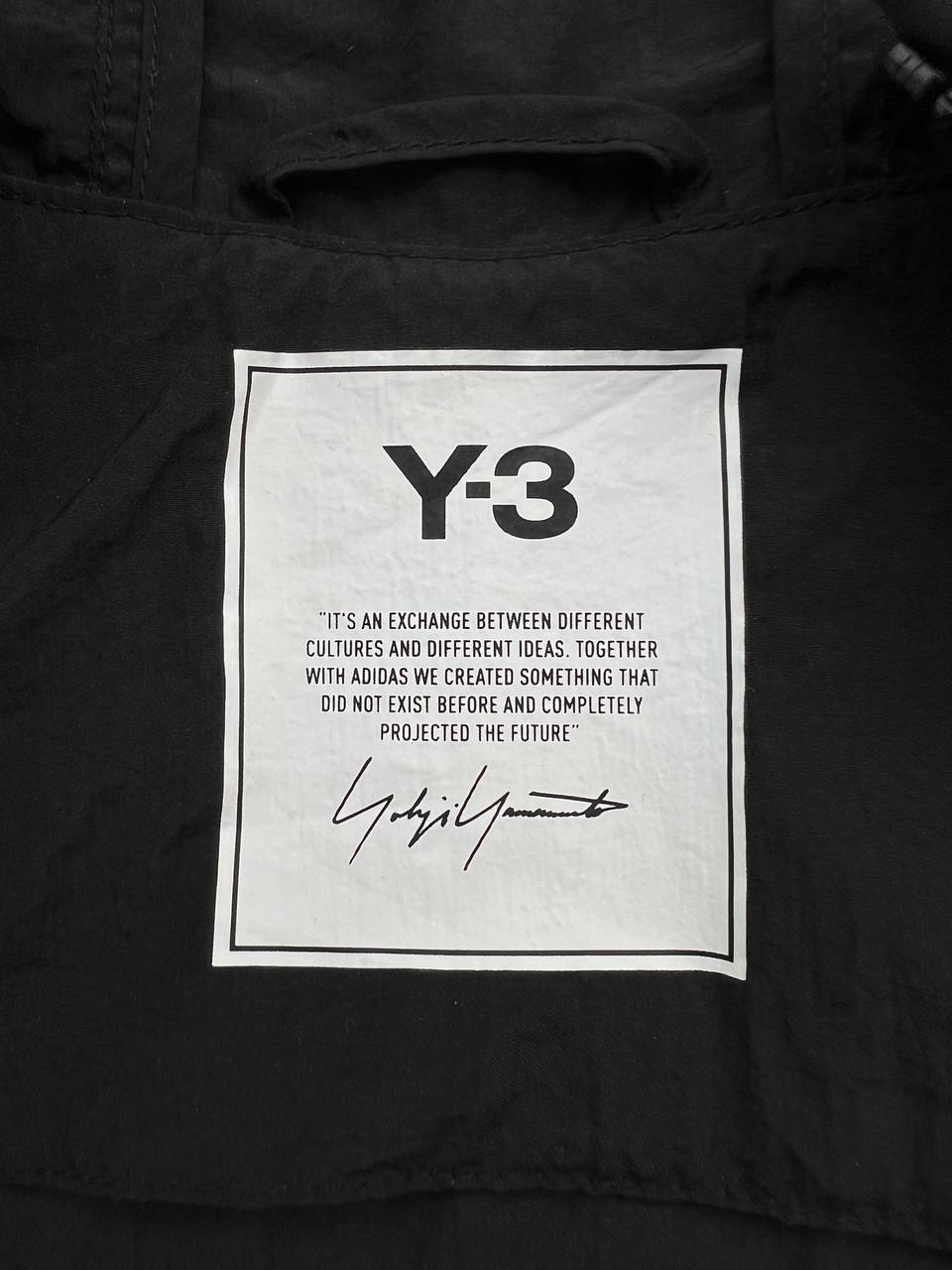 Y-3 Adidas Yohji Yamamoto Lightweight Shimmer Jacket