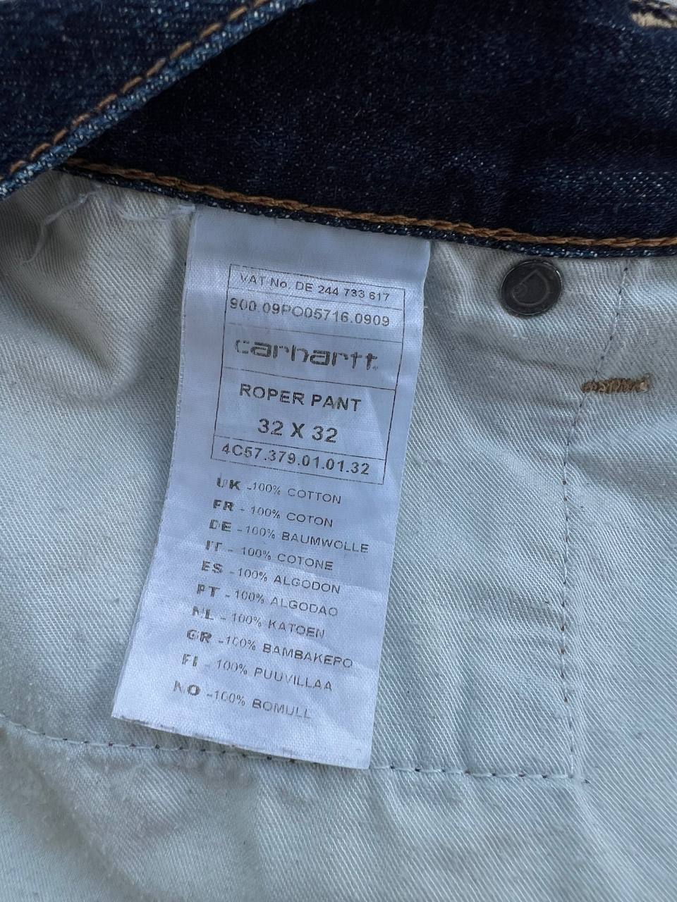 Carhartt Jeans Selvedge Denim Ropper Pant