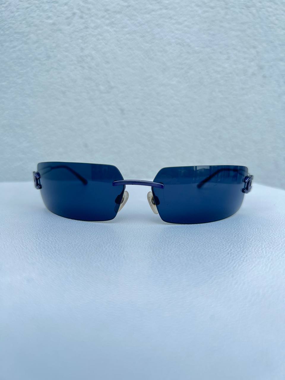 Iconic Vintage Chanel Rimless Sunglasses CC 4051