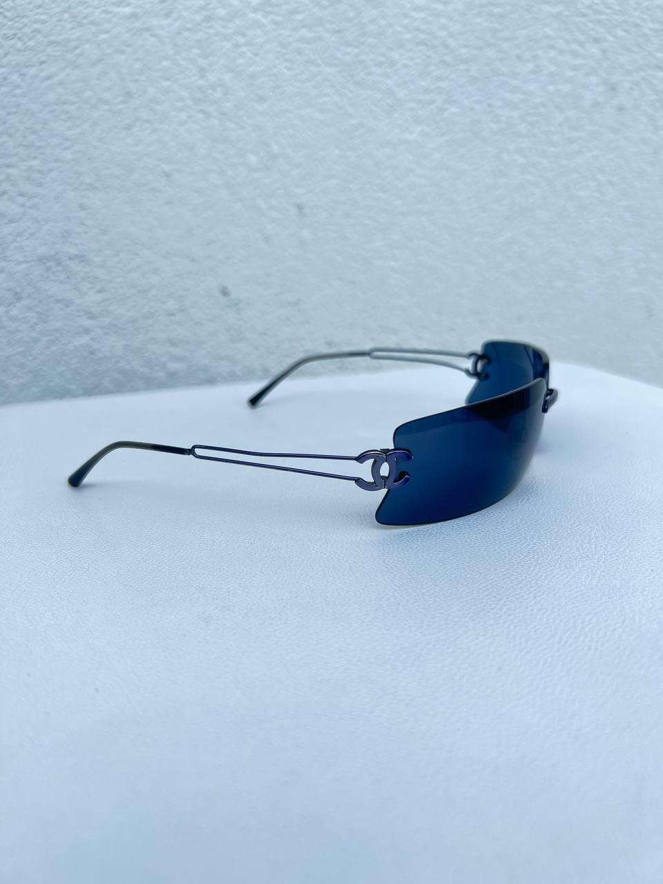 Iconic Vintage Chanel Rimless Sunglasses CC 4051