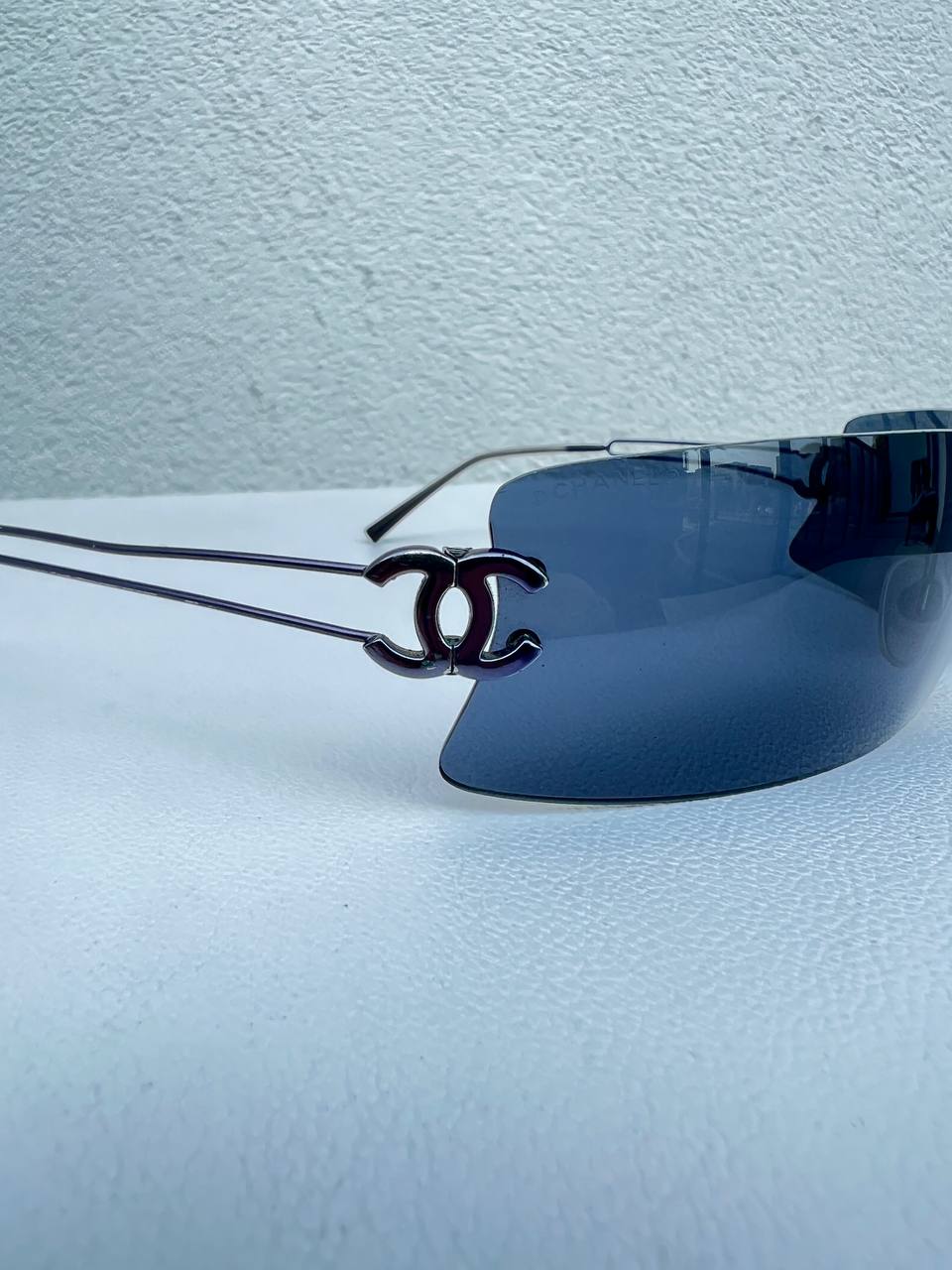 Iconic Vintage Chanel Rimless Sunglasses CC 4051