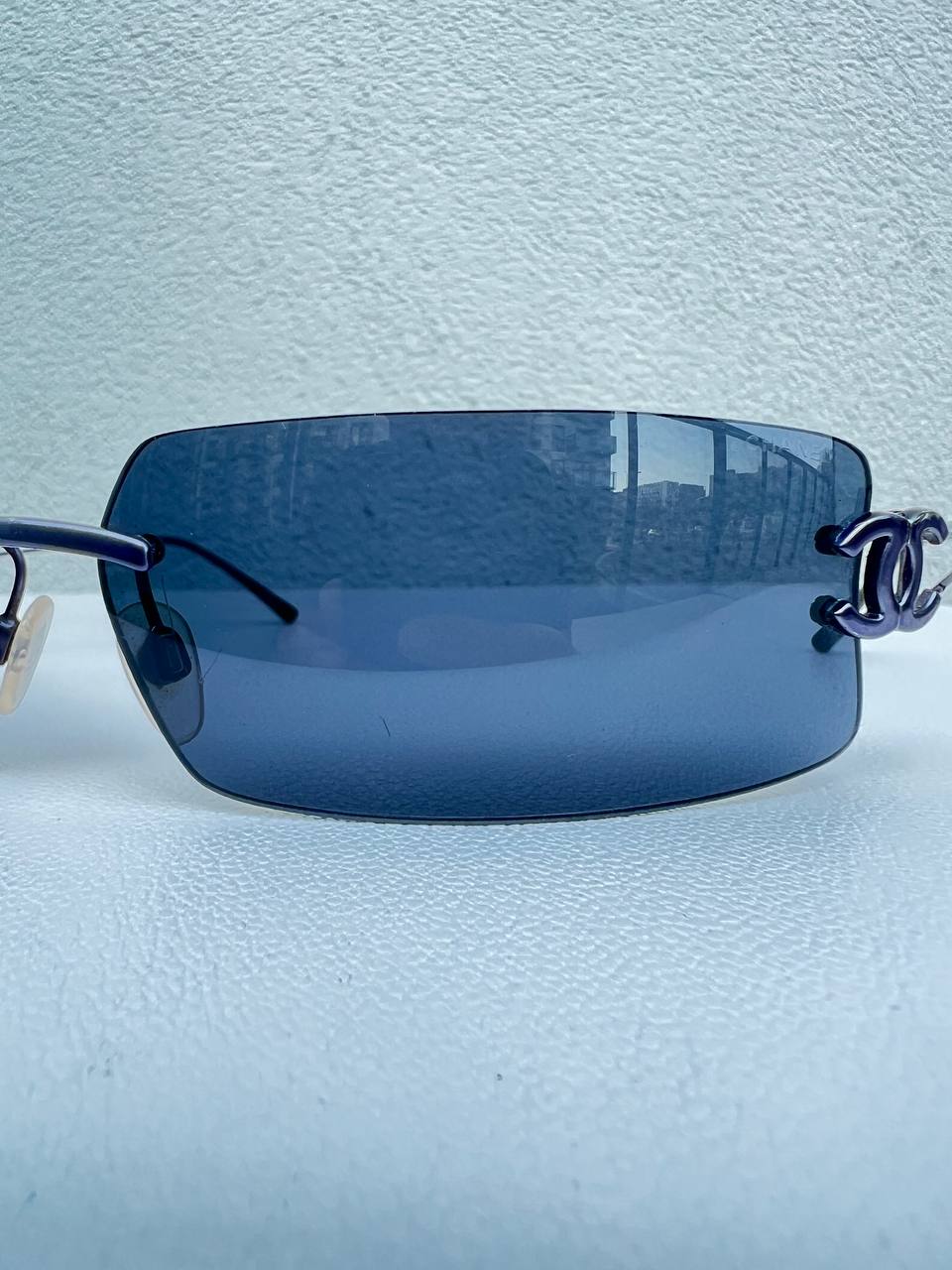 Iconic Vintage Chanel Rimless Sunglasses CC 4051