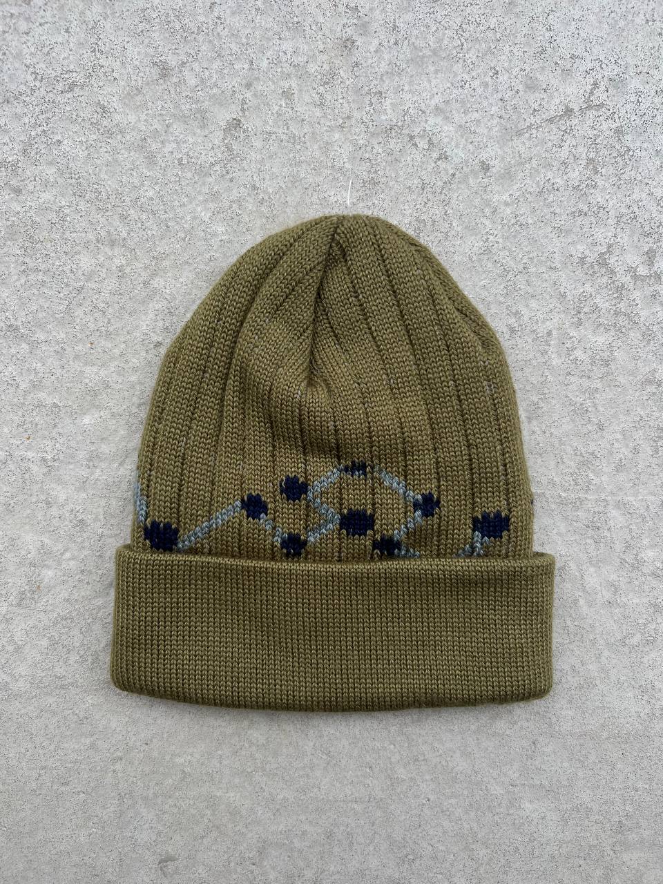 Vintage 2000s Salomon Advanced Skin Beanie Hat Khaki