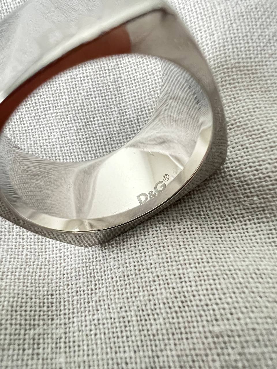 Vintage Men's Dolce & Gabbana Squared Ring