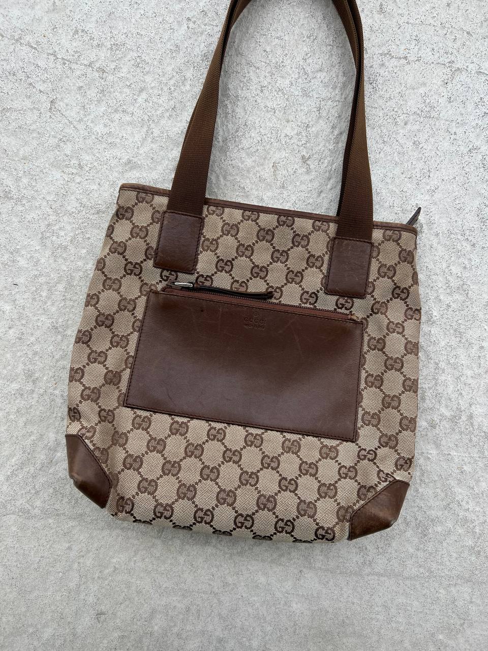 Gucci Pattern Canvas Shoulder Hand Bag