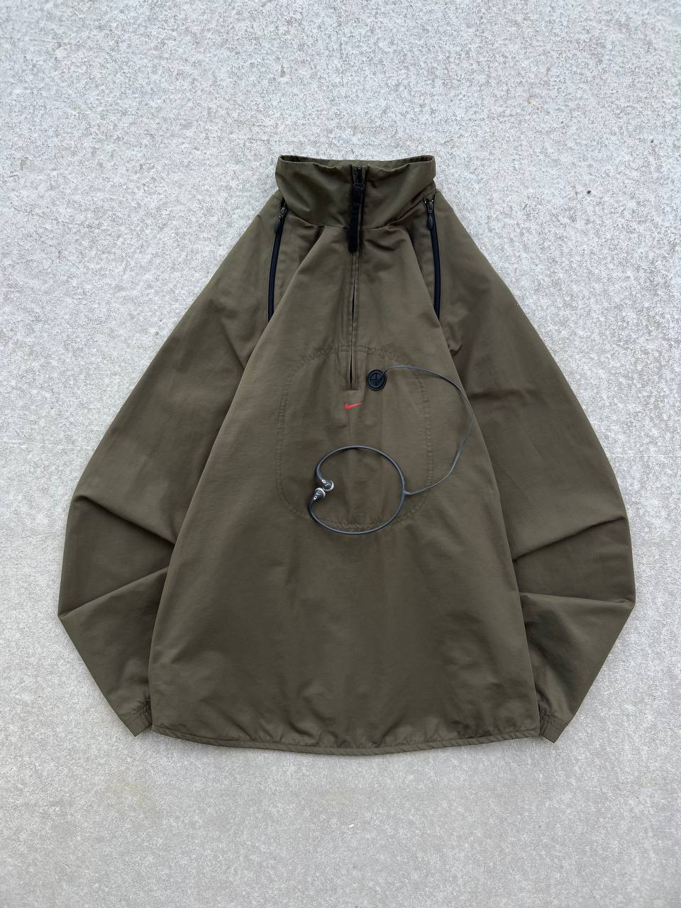 00s Vintage Nike Morse Code Transformer MP3 Jacket