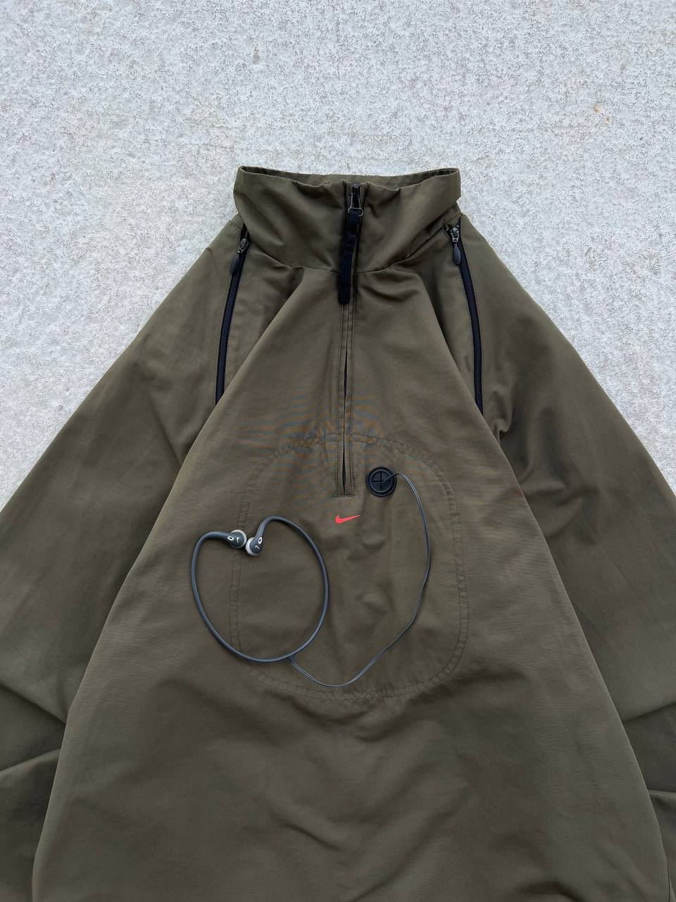 00s Vintage Nike Morse Code Transformer MP3 Jacket