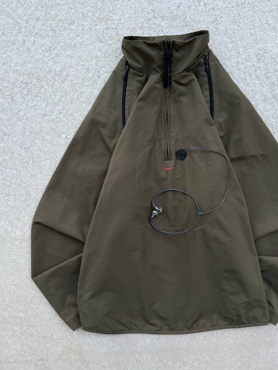 00s Vintage Nike Morse Code Transformer MP3 Jacket