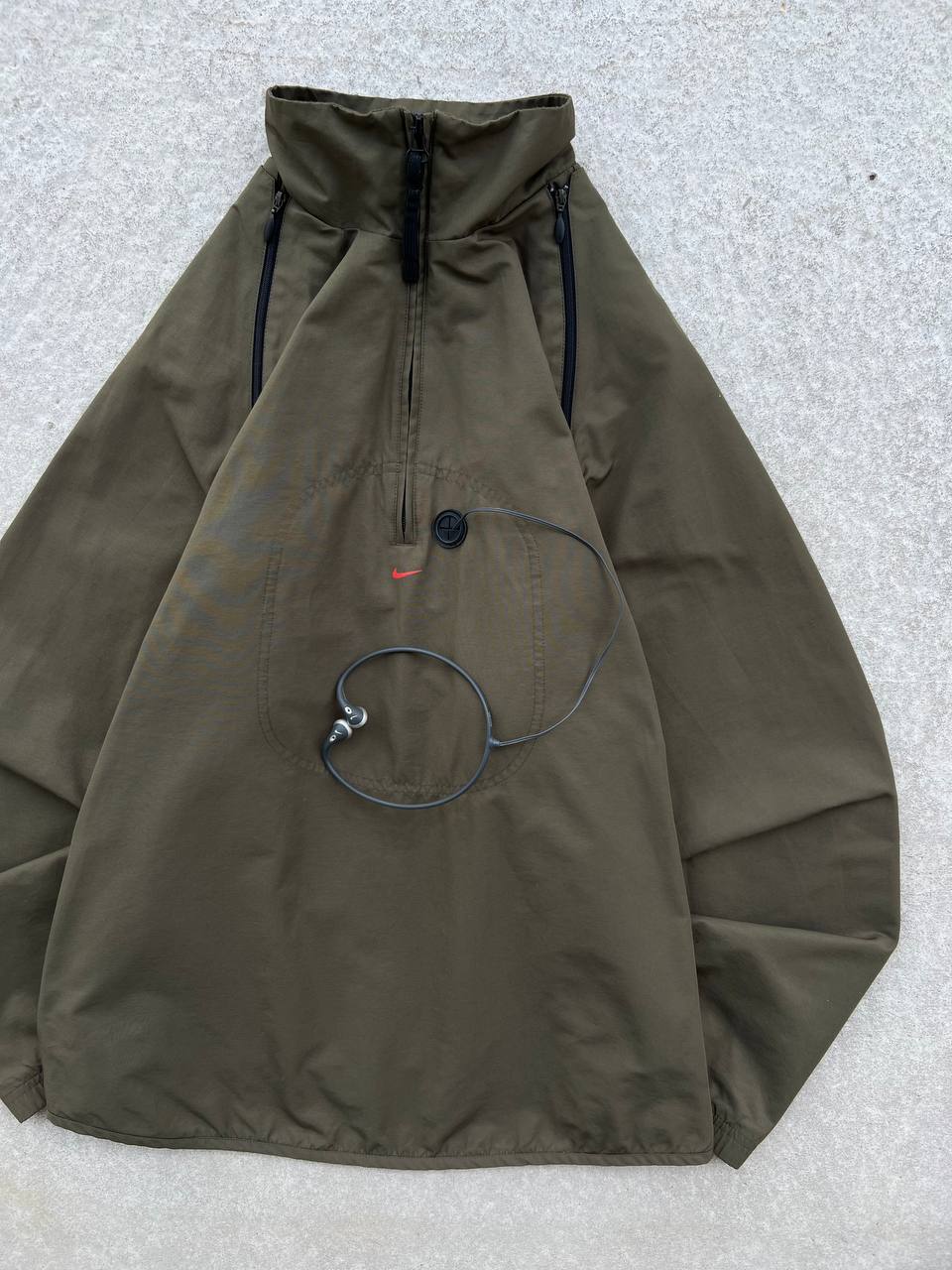 00s Vintage Nike Morse Code Transformer MP3 Jacket