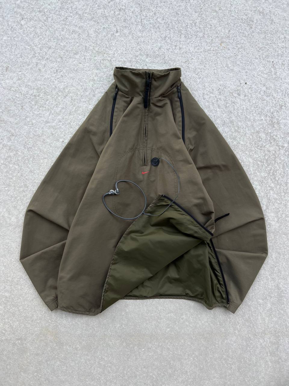 00s Vintage Nike Morse Code Transformer MP3 Jacket