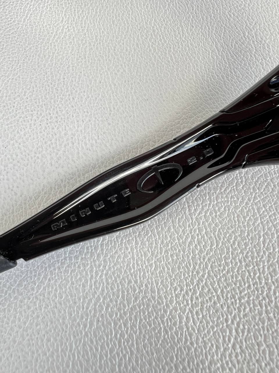 2007 Oakley Minute 2.0 Polished Black / Black Iridium Sunglasses