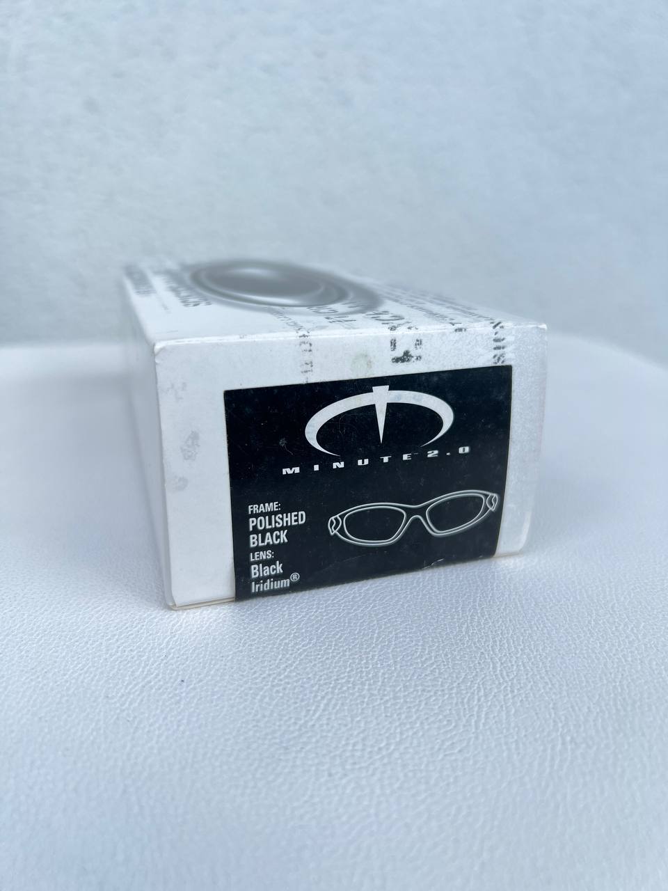 2007 Oakley Minute 2.0 Polished Black / Black Iridium Sunglasses