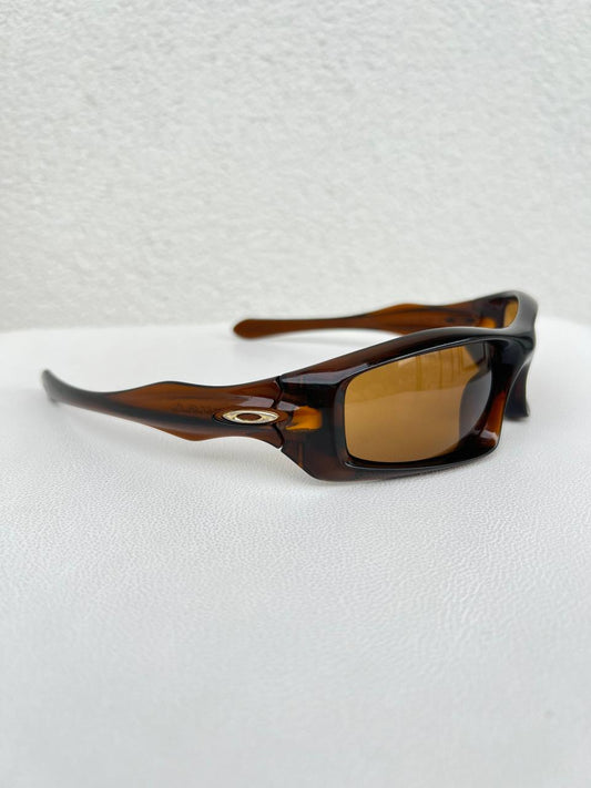 2006 Vintage Oakley Monster Pup Sunglasses Polished Rootbeer