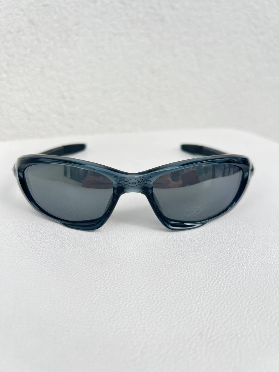 2012 Oakley New XX Twenty Gen 2 Sunglasses Crystal Black / Black Iridium Polarized