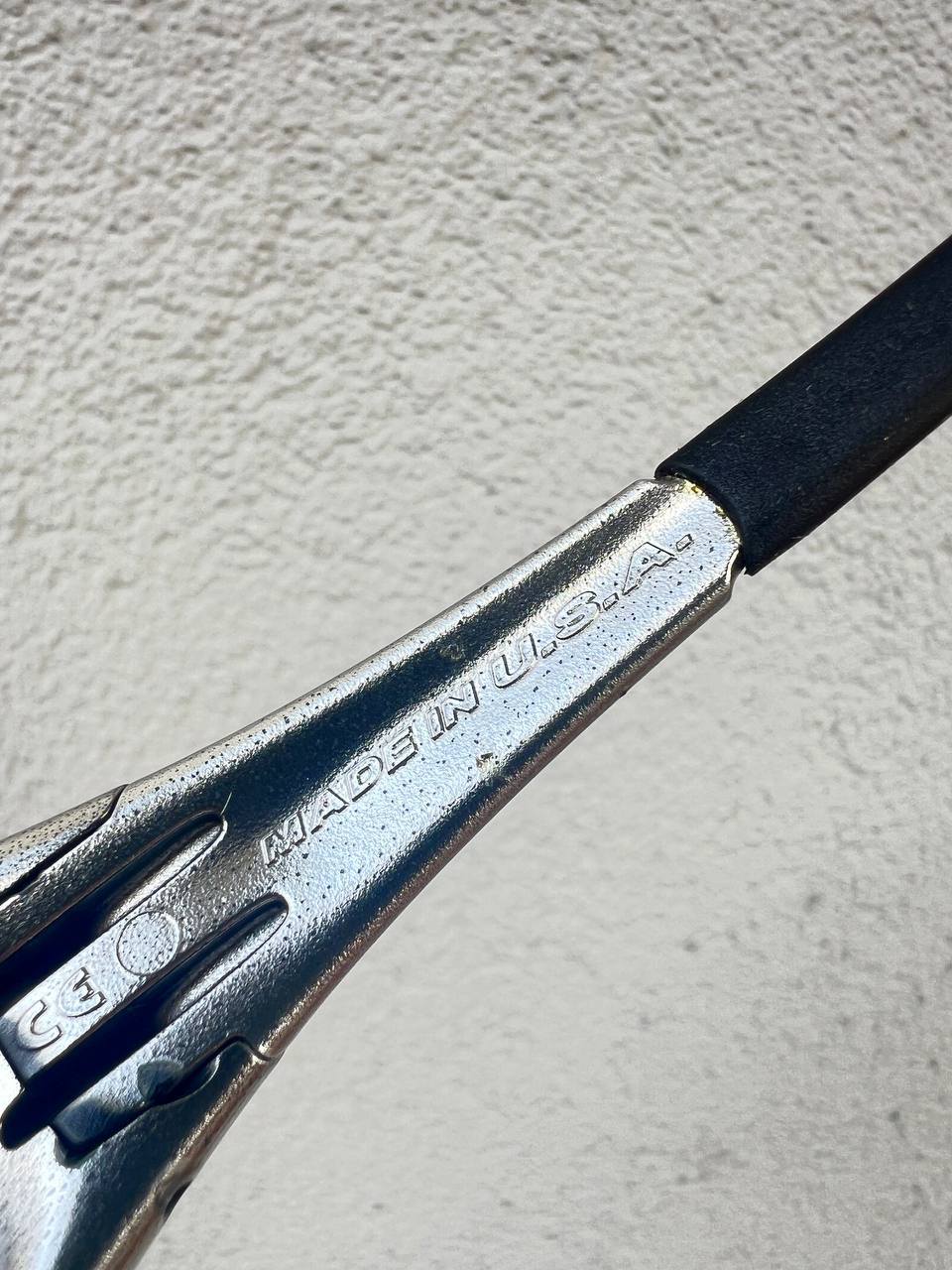 1999 Vintage Oakley Straight Jacket Polished Aluminium / Fire Iridium Sunglasses