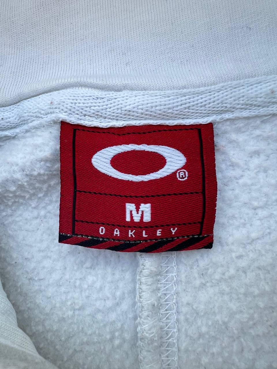 00s Vintage Oakley White Camo Hoodie