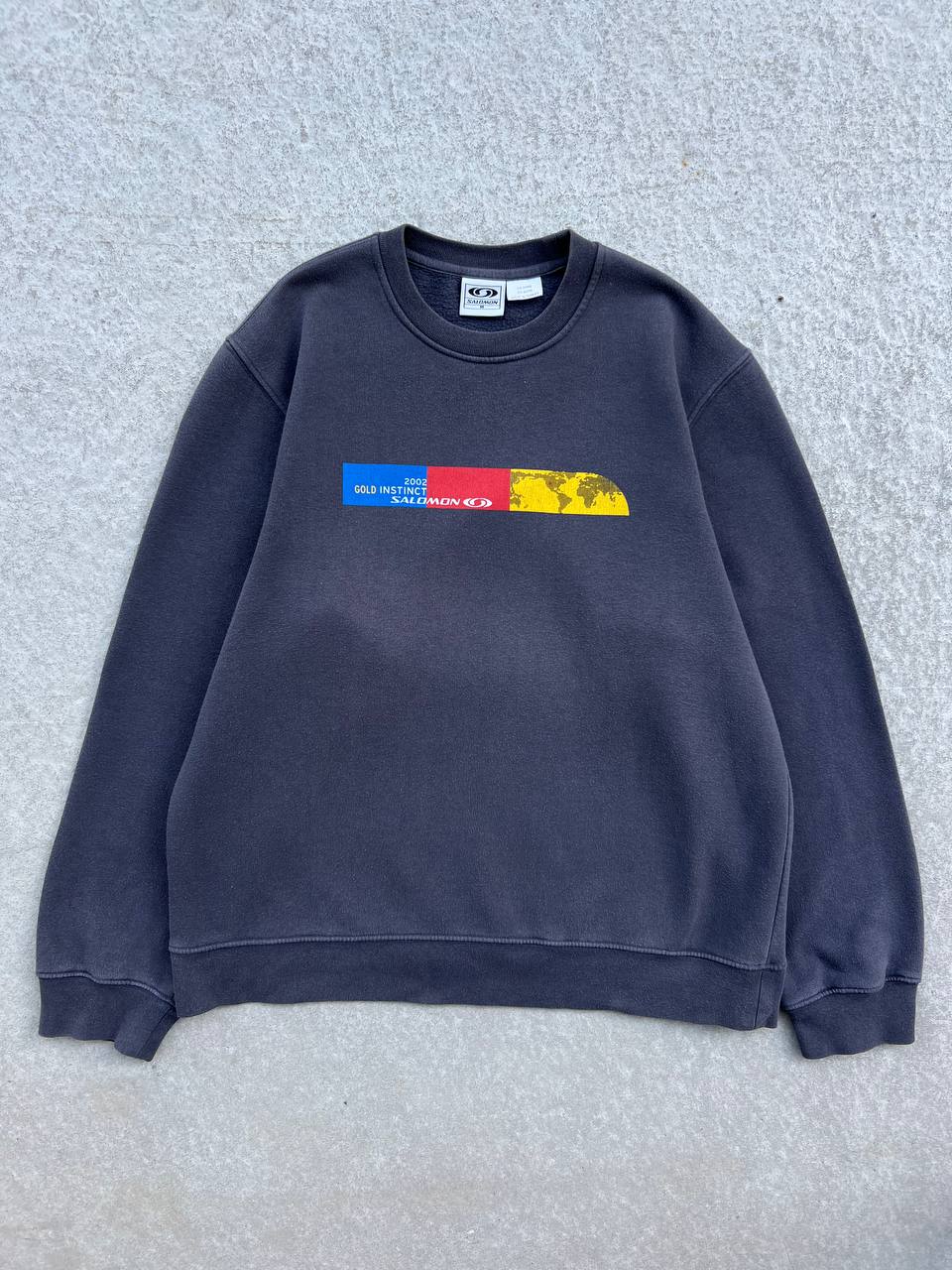 2002 Vintage Salomon Gold Instinct Sweatshirt