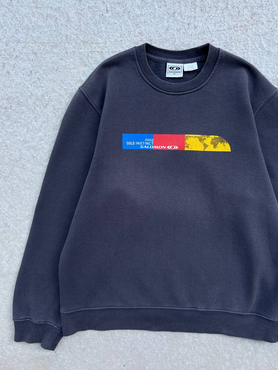 2002 Vintage Salomon Gold Instinct Sweatshirt