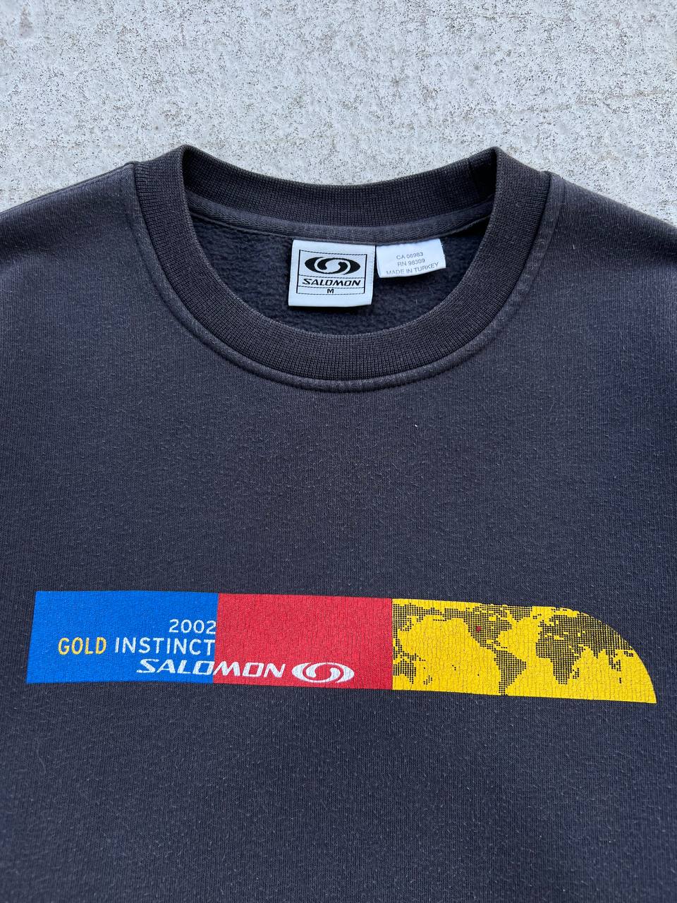 2002 Vintage Salomon Gold Instinct Sweatshirt