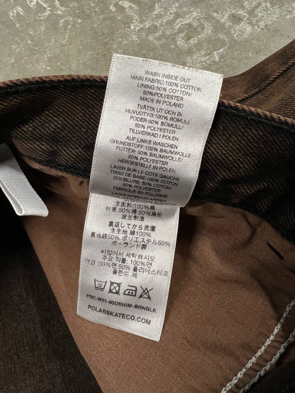 Polar Skate Co. 93! Denim Jeans Rust