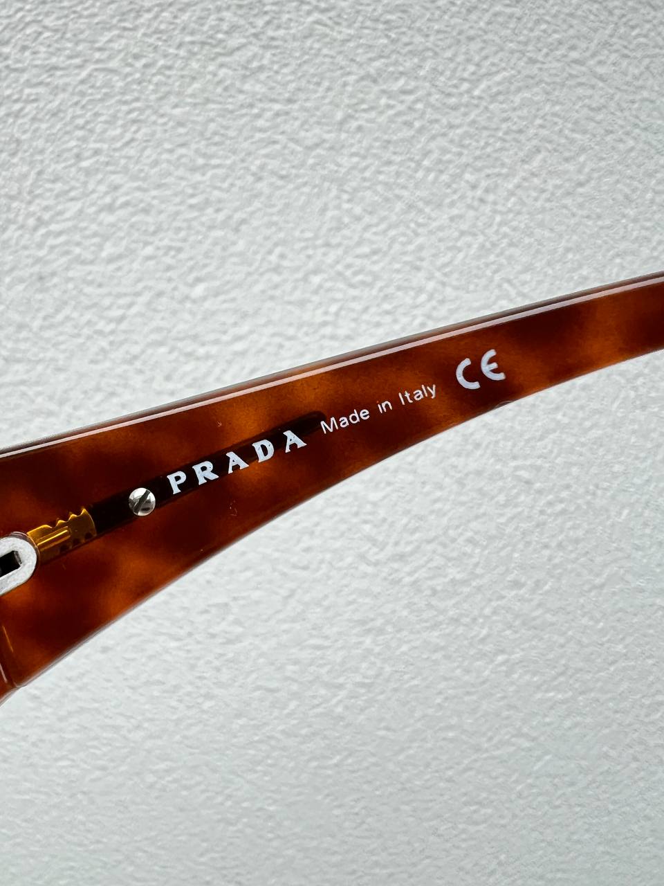 Prada Mask Sunglasses Brown Tortoise SPR12G