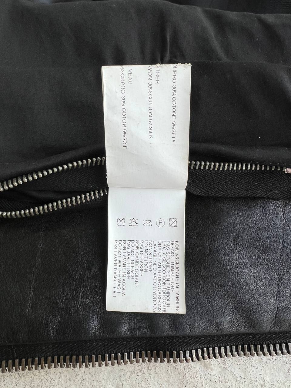 SS 2012 Rick Owens Naska Paneled Leather Jacket
