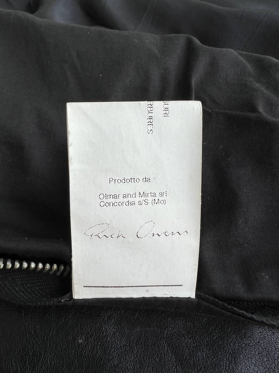 SS 2012 Rick Owens Naska Paneled Leather Jacket