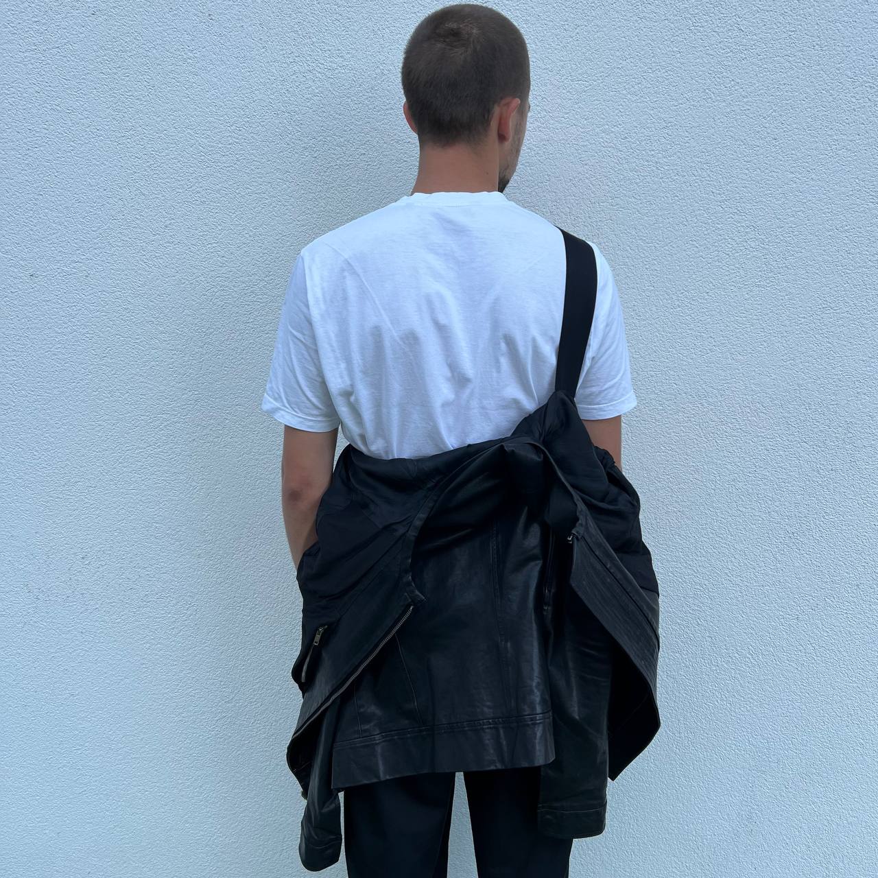 SS 2012 Rick Owens Naska Paneled Leather Jacket