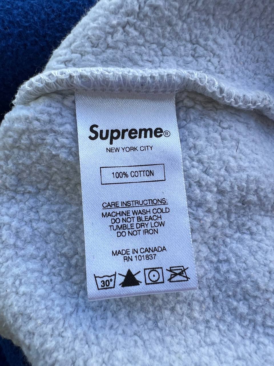FW 19 Supreme Paneled Arc Hoodie