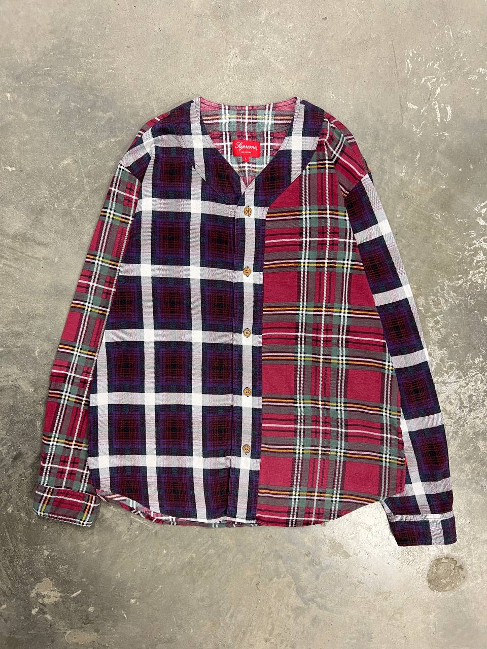 FW16 Supreme Multi Plaid Flannel Jersey