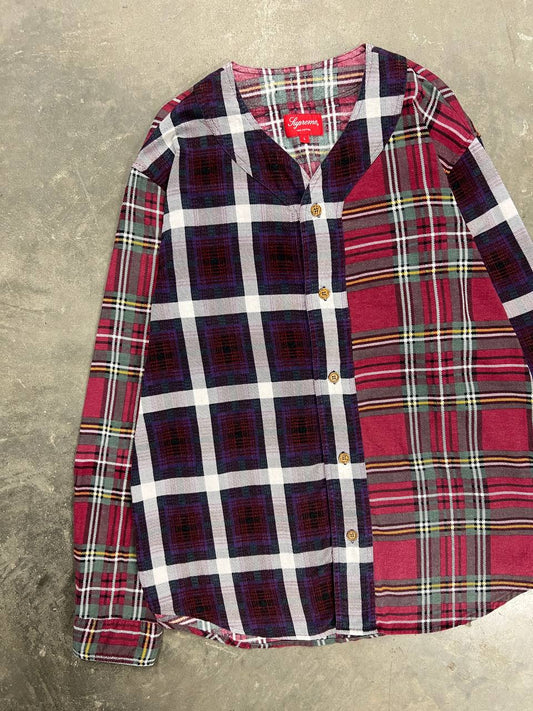 FW16 Supreme Multi Plaid Flannel Jersey