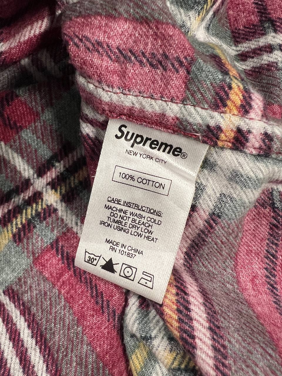 FW16 Supreme Multi Plaid Flannel Jersey