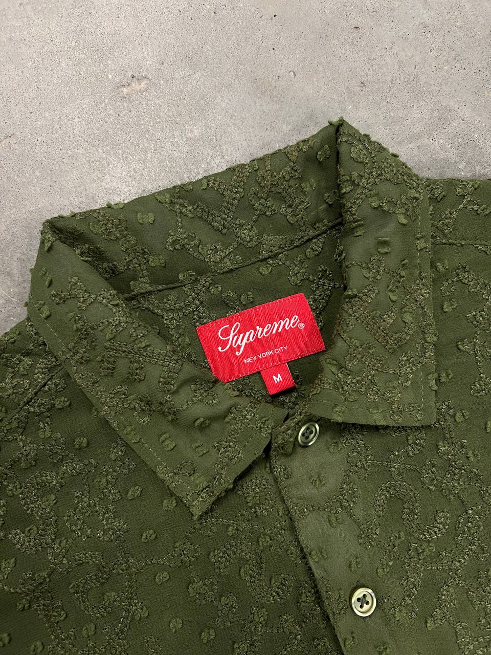 S/S22 Supreme Chainstitch Chiffon Shirt
