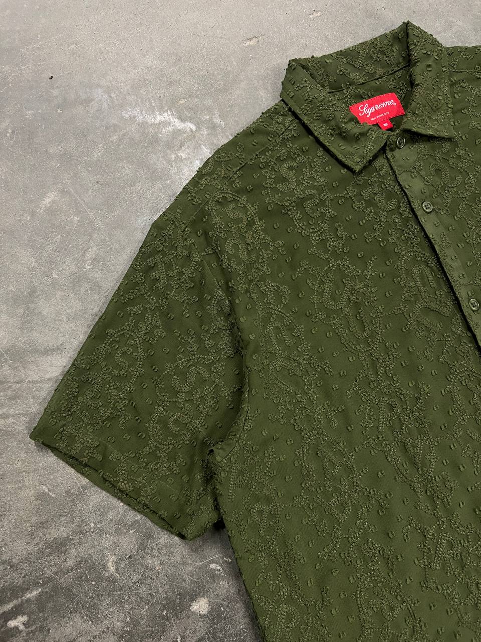 S/S22 Supreme Chainstitch Chiffon Shirt