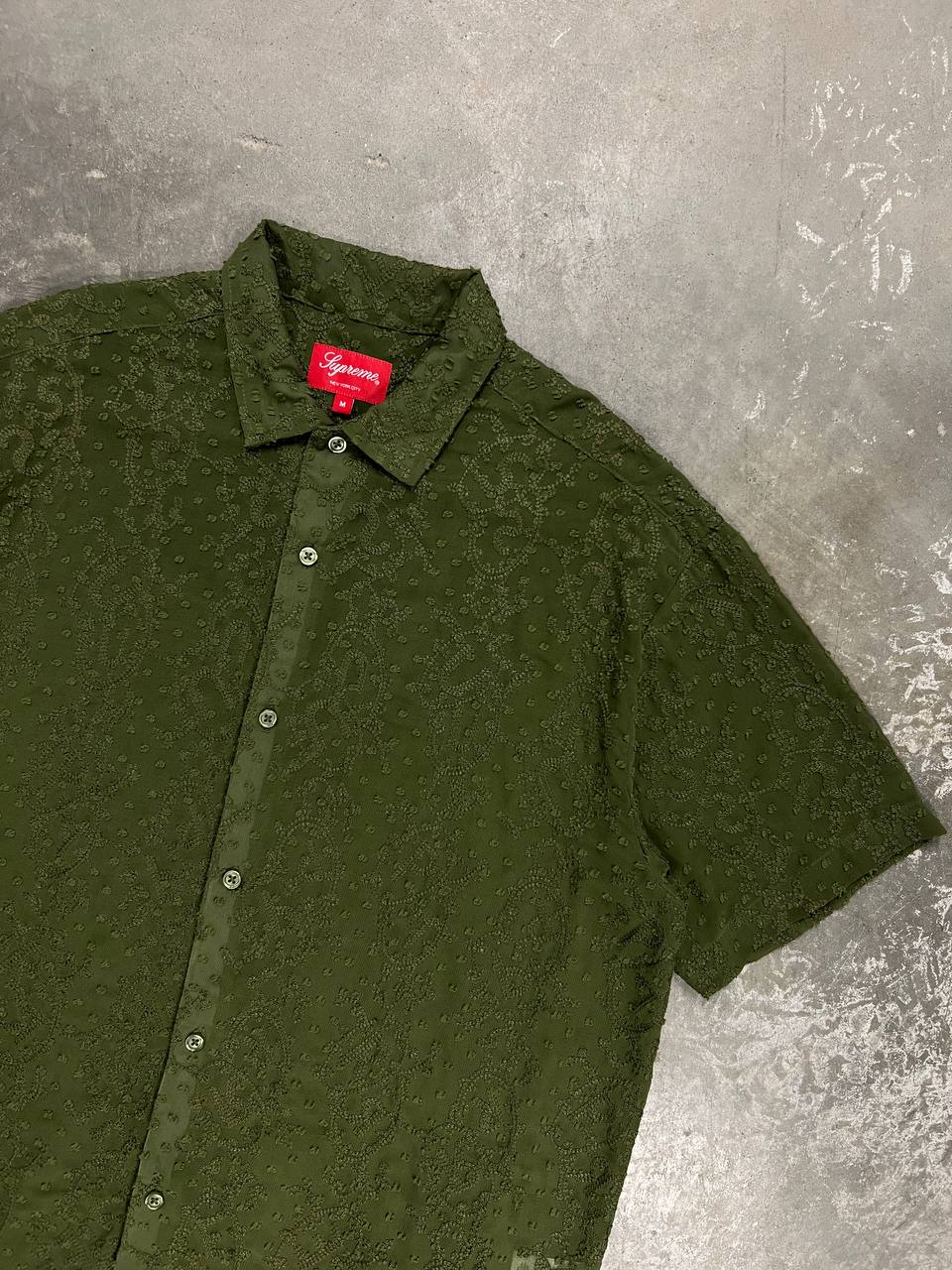 S/S22 Supreme Chainstitch Chiffon Shirt