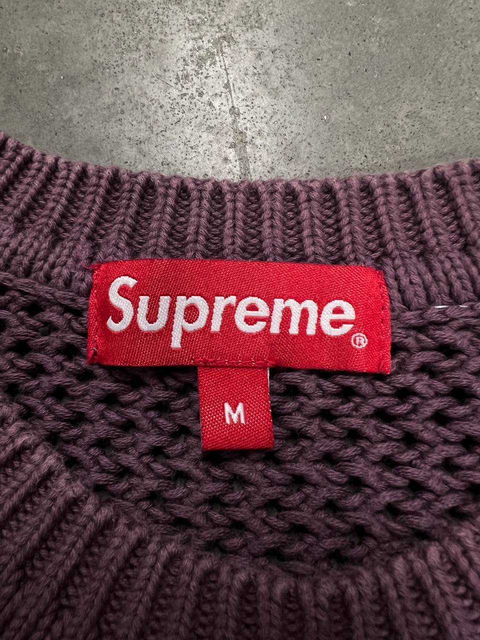 SS22 Supreme Open Knit Small Box Sweater