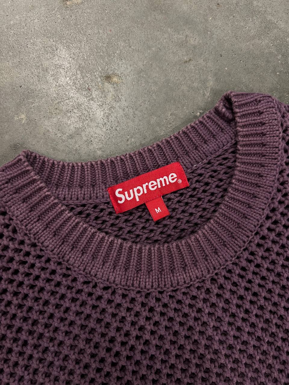 SS22 Supreme Open Knit Small Box Sweater
