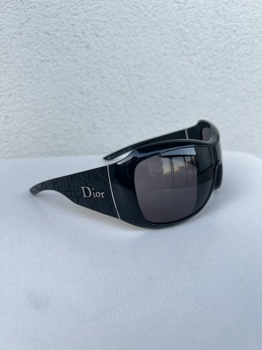 Vintage Dior Cannage Mask Sunglasses
