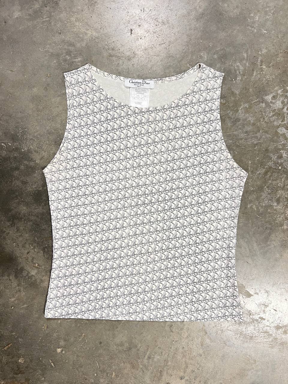 Vintage Dior Monogram Tank Top