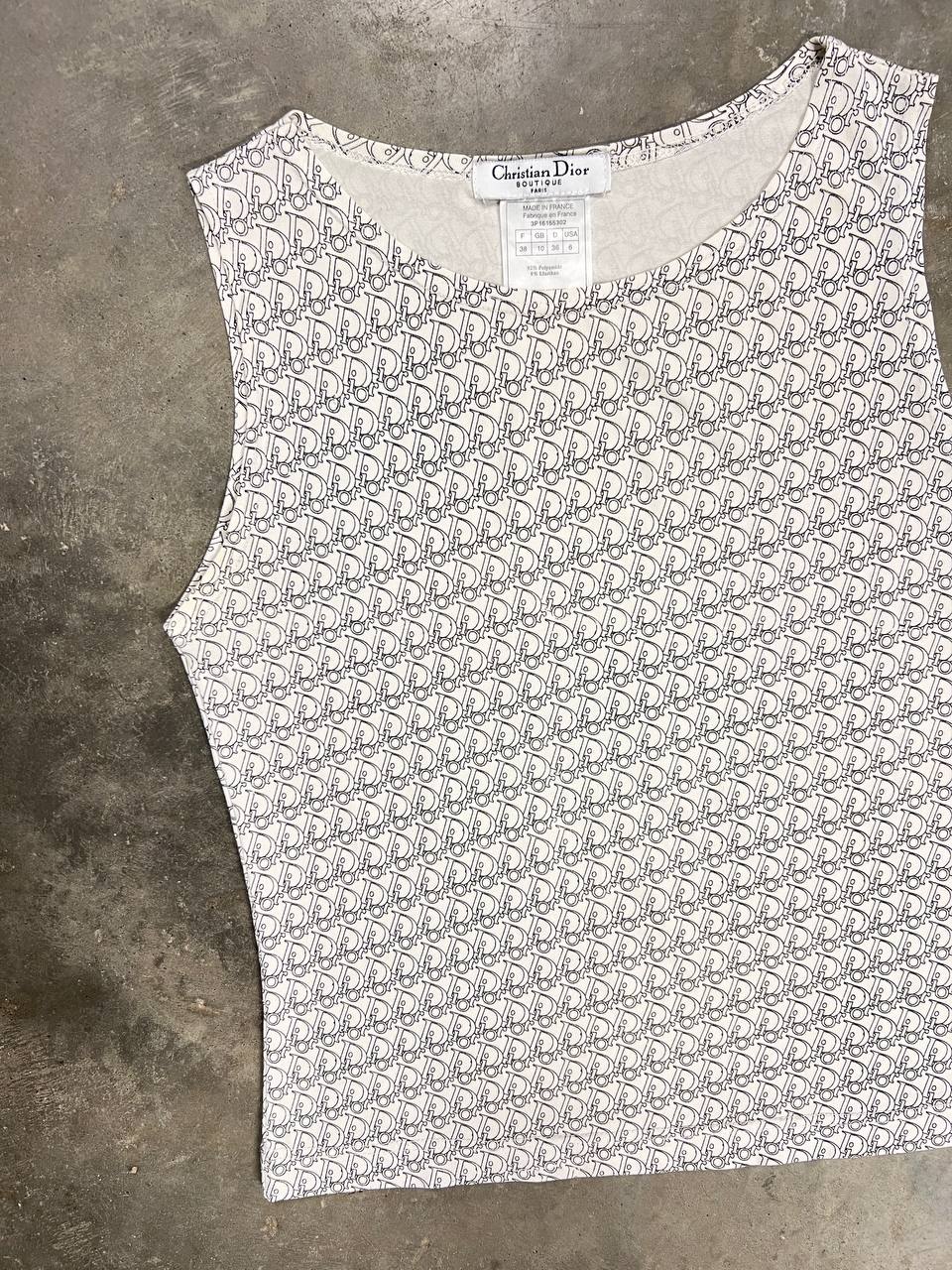 Vintage Dior Monogram Tank Top