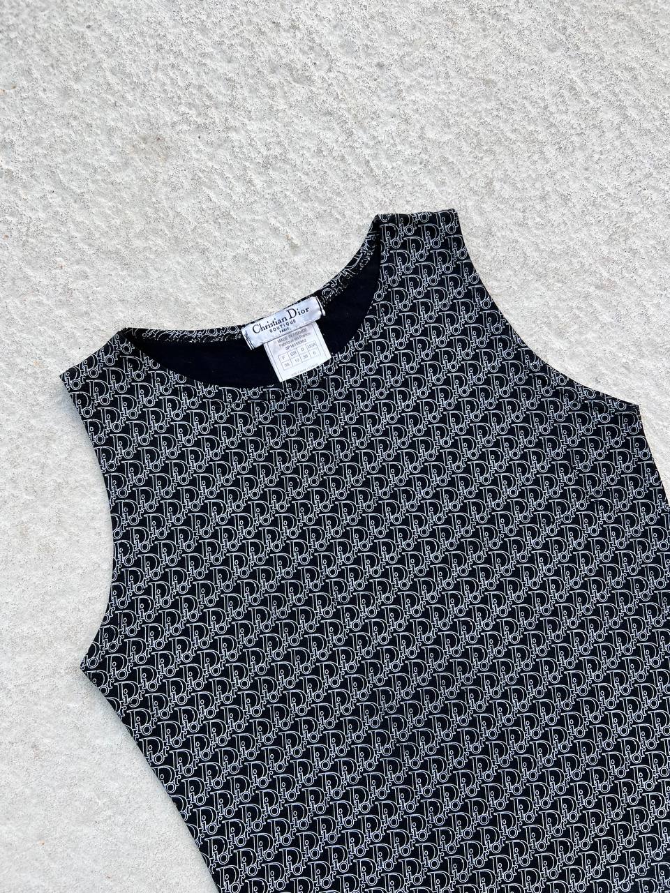 Vintage Dior Monogram Tank Top T-Shirt