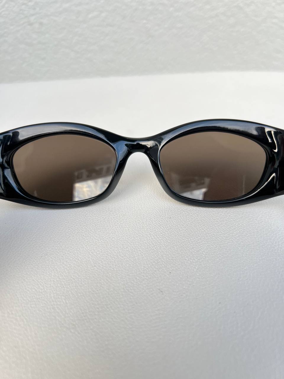 Vintage Gucci GG 2432 Polished Black Sunglasses