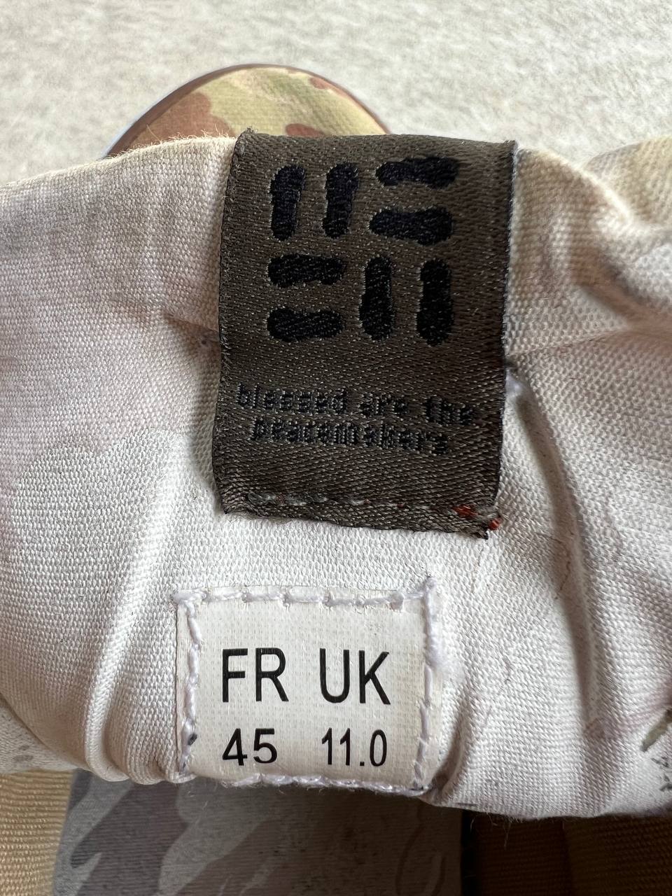 Vintage Maharishi Shoes Canvas DPM