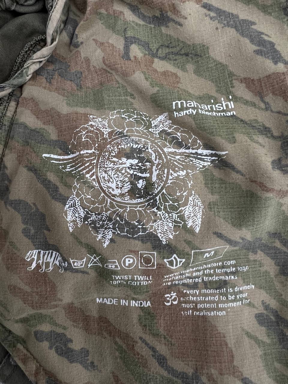 Vintage Maharishi Snopants Twist Twill Dragon Embroidered