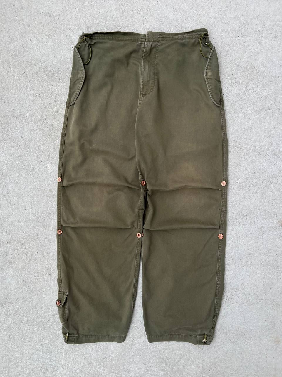 Vintage Maharishi Snopants Twist Twill Dragon Embroidered