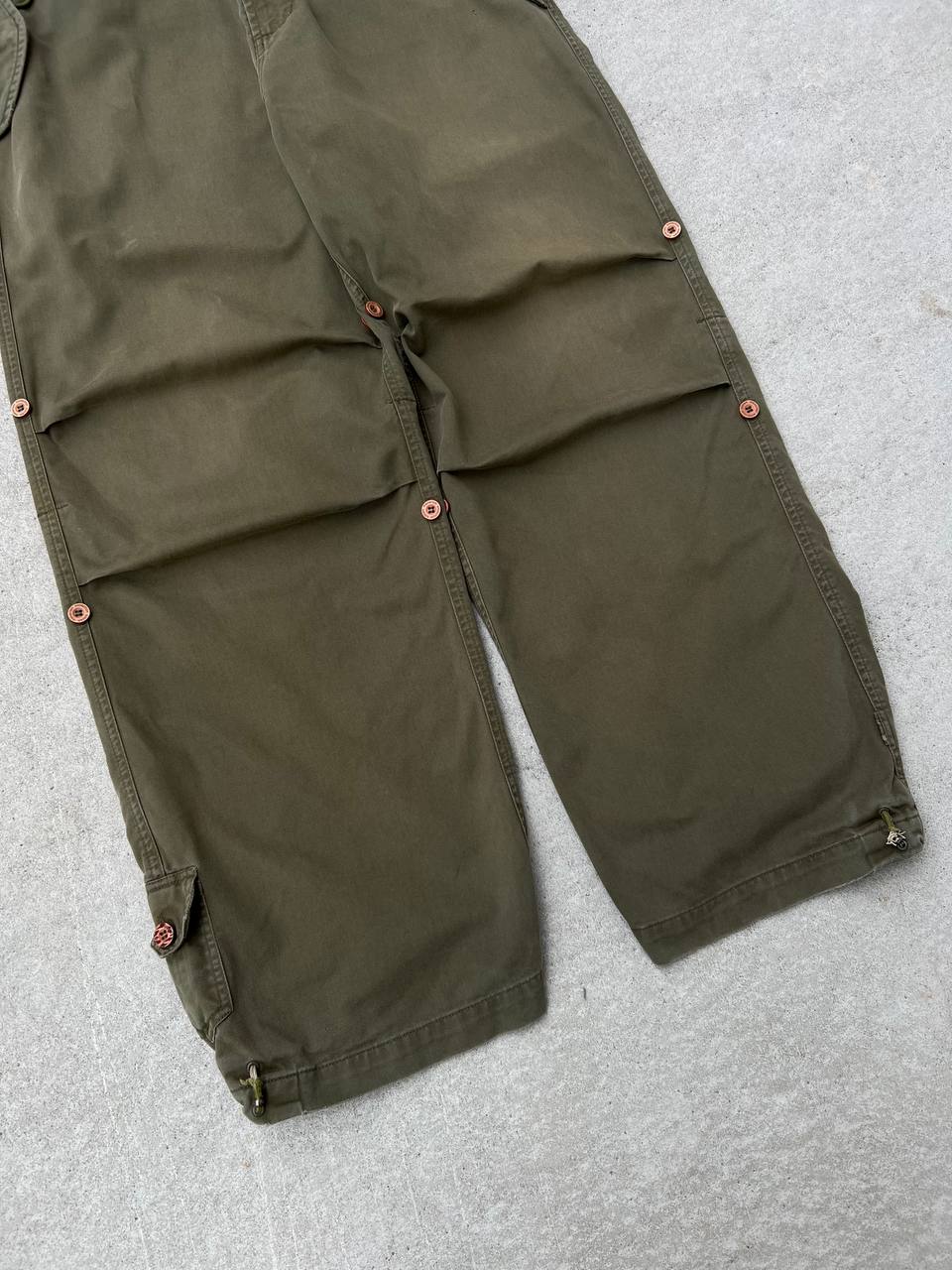 Vintage Maharishi Snopants Twist Twill Dragon Embroidered