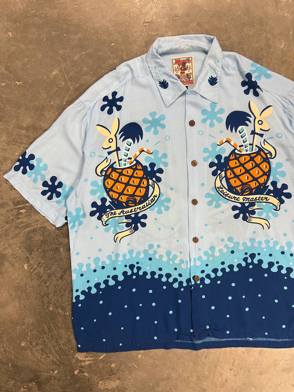90s Vintage Mambo Shirt The Australian Leisure Master by Jim Mitchell